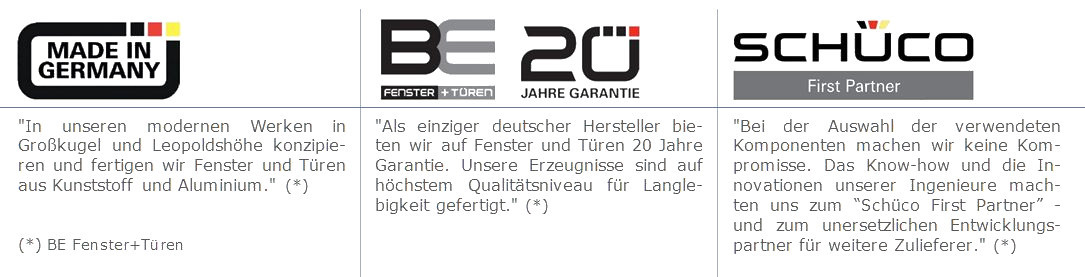 BE-Schüco-Haustür BE-Schueco-Haustuer-Garantie