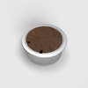 9902A Bodensteckdose, 2-fach, rund, aufliegender Deckel aus Aluminium