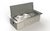 3303E-1-1 Bodensteckdose, 3-fach, eckig, Klappdeckel aus Edelstahl (3303E)