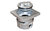 Bodensteckdose, 1-fach, eckig, Schraubdeckel aus Aluminium, IP67 (1970D2A)