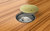 Floor socket round with screw cap (7701M)