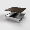 8808B Floor box system with borderless lid for own covering