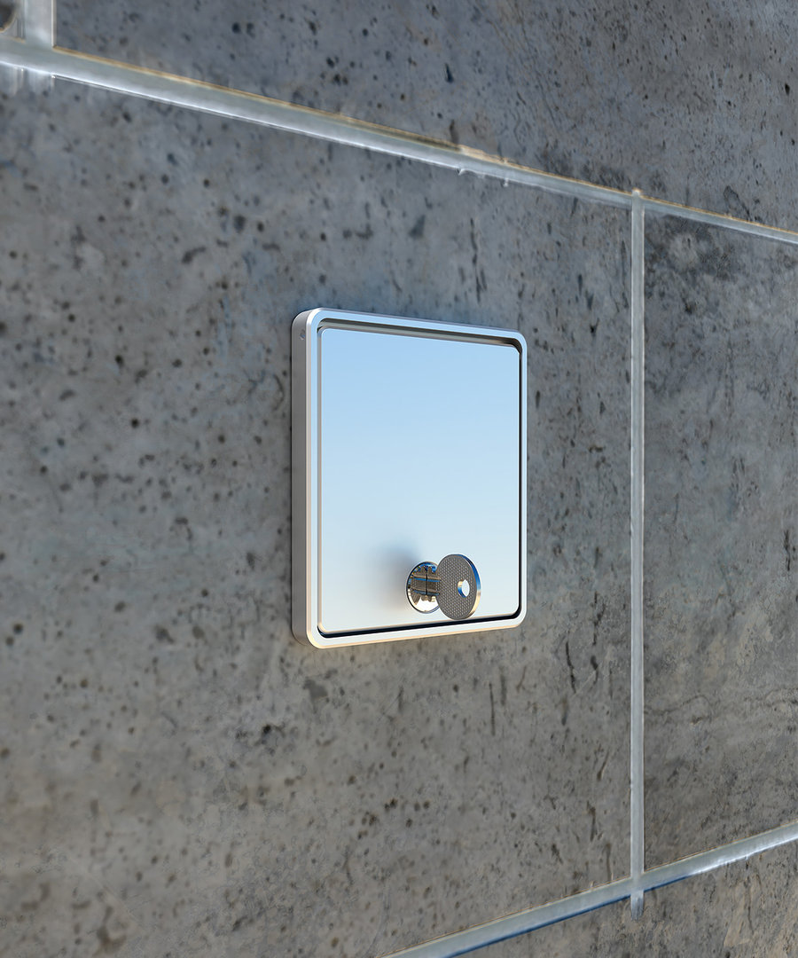Wall socket with lockable hinged lid (5501A) - BEP24 - floor sockets ...