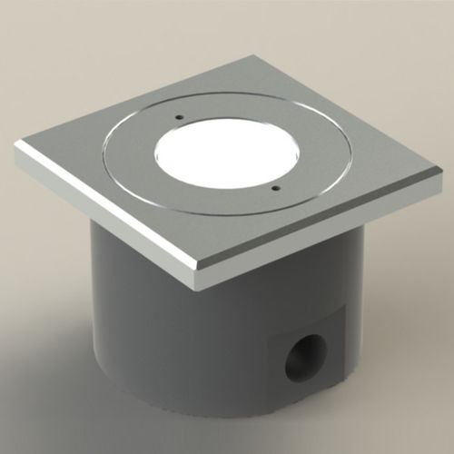 Boden-/ Wand-LED, Aluminium, IP67, 5 W, warmweiß, 230V (BE76L)