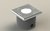 Boden-/ Wand-LED, Aluminium, IP67, 5 W, warmweiß, 230V (BE76L)