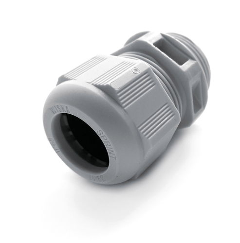 Cable gland M25 plastic light gray IP68