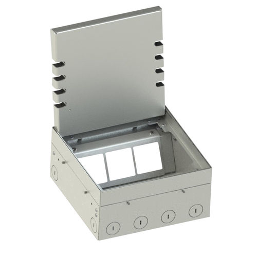Floor socket with hinged lid (8906BS) - BEP24 - floor sockets, switches ...
