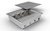 Floor box system with borderless lid for own covering (108808B)