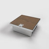 2008B BS Floor socket with lockable hinged lid