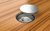 Floor socket round with screw cap (7701ES)