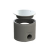 Floor socket round with screw cap (7701ES)