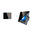 Touch Dimmer 2-fach, 1 Gang, 1 Gang mit Glasblende Schwarz
