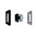 Socket 1 fold with glass cover black