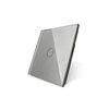 Glass cover 1-fold, grey, 1 gear