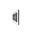 Glass cover 3-fold, white (3x socket)