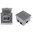 Floor socket with hinged lid incl. Adapterbox for mortaring