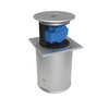 Senkverteiler, Senkelektrant salzwasserbest. Aluminium, IP67, 1x Schuko (SV102)