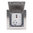 Floor socket with hinged lid incl. Adapterbox for mortaring, 4, 5 or 6 fold