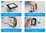 Innenleben Bluetooth Lautsprecher Box für die Wand, Schwarz