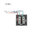 Insert light switch, black