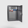 5623E BS CEE Wall socket with lockable hinged lid