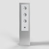 Energiesäule mit 4 Steckplätzen und einer bequemen Nutzhöhe von 50 cm (ES850)