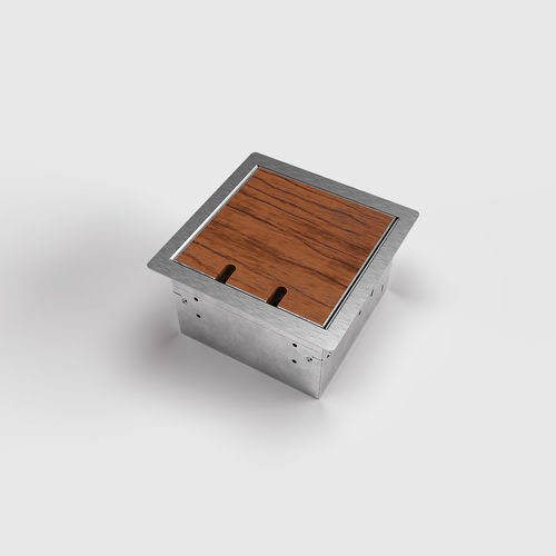 8502B Hollow space floor box with lid to lay on