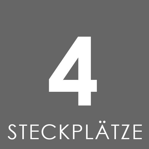 4 Steckplätze